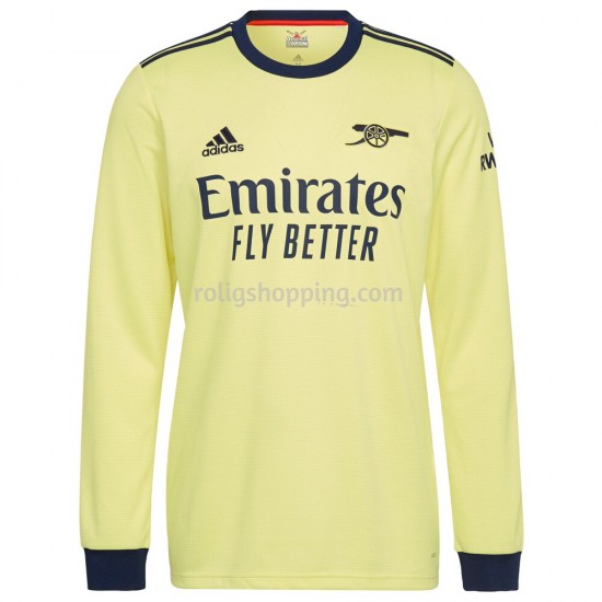 Fotbollströja Arsenal Bortaställ 2021-2022 Lång ärm