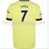 Fotbollströja Arsenal Bukayo Saka 7 Bortaställ 2021-2022 Kort ärm