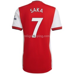 Fotbollströja Arsenal Bukayo Saka 7 Hemmaställ 2021-2022 Kort ärm