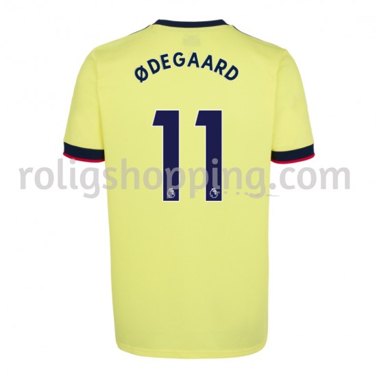 Fotbollströja Arsenal Martin Odegaard 11 Bortaställ 2021-2022 Kort ärm