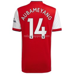 Fotbollströja Arsenal Pierre-Emerick Aubameyang 14 Hemmaställ 2021-2022 Kort ärm