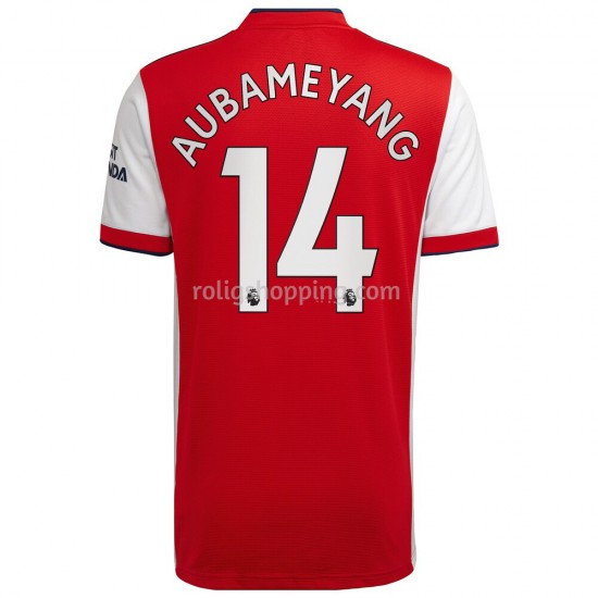 Fotbollströja Arsenal Pierre-Emerick Aubameyang 14 Hemmaställ 2021-2022 Kort ärm