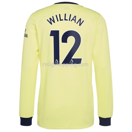 Fotbollströja Arsenal Willian 12 Bortaställ 2021-2022 Lång ärm