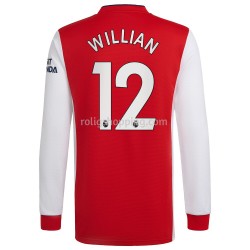Fotbollströja Arsenal Willian 12 Hemmaställ 2021-2022 Lång ärm