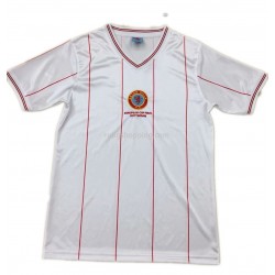Fotbollströja Aston Villa Retro Bortaställ 1982 Kort ärm