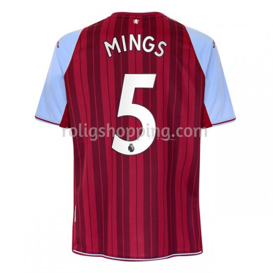Fotbollströja Aston Villa Tyrone Mings 5 Hemmaställ 2021-2022 Kort ärm