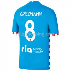 Fotbollströja Atlético Madrid Antoine Griezmann 8 Fjärdeställ 2021-2022 Kort ärm