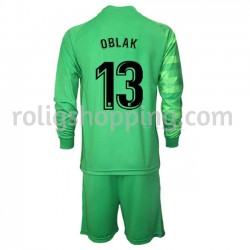 Fotbollströja Atlético Madrid Målvakt Jan Oblak 13 Barn Tredjeställ 2021-2022 Lång ärm