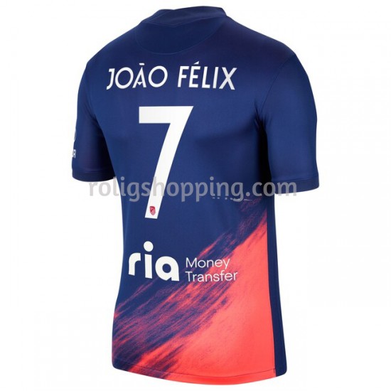 Fotbollströja Atlético Madrid João Félix 7 Bortaställ 2021-2022 Kort ärm