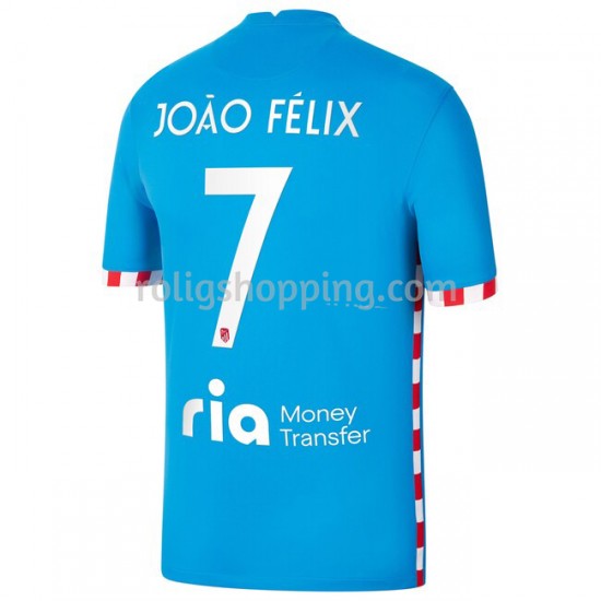 Fotbollströja Atlético Madrid João Félix 7 Fjärdeställ 2021-2022 Kort ärm