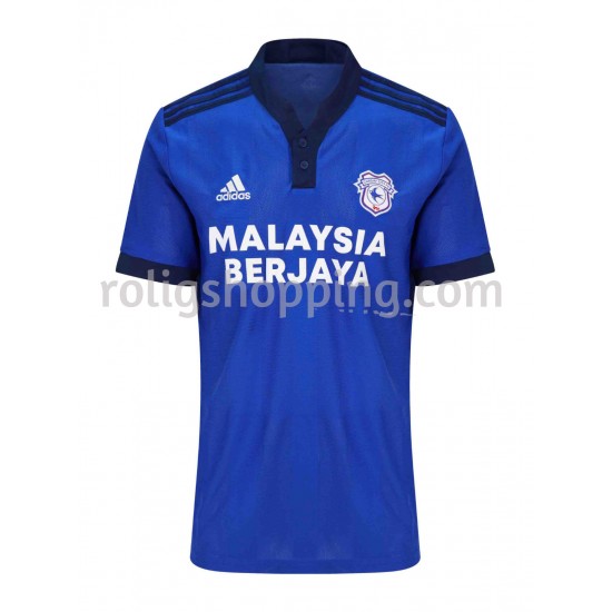 Fotbollströja Cardiff City Hemmaställ 2021-2022 Kort ärm