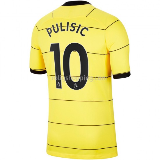 Fotbollströja Chelsea Christian Pulisic 10 Bortaställ 2021-2022 Kort ärm