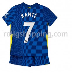 Fotbollströja Chelsea Kante 7 Barn Hemmaställ 2021-2022 Kort ärm