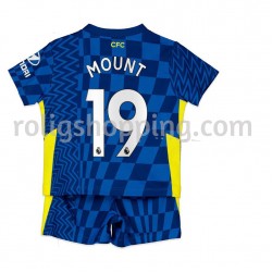 Fotbollströja Chelsea Mason Mount 19 Barn Hemmaställ 2021-2022 Kort ärm