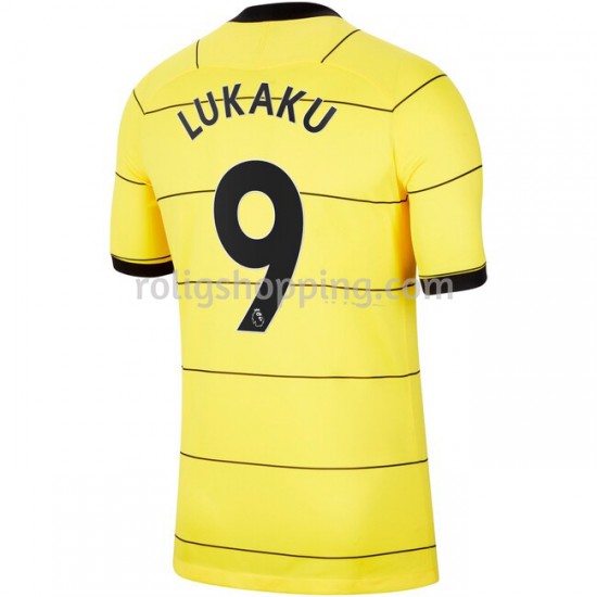 Fotbollströja Chelsea Romelu Lukaku 9 Bortaställ 2021-2022 Kort ärm