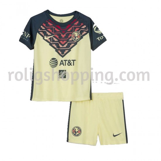 Fotbollströja Club América Barn Hemmaställ 2021-2022 Kort ärm