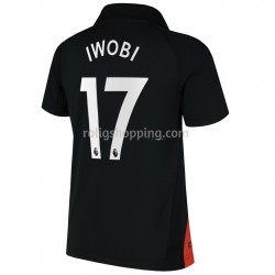 Fotbollströja Everton Alex Iwobi 17 Bortaställ 2021-2022 Kort ärm