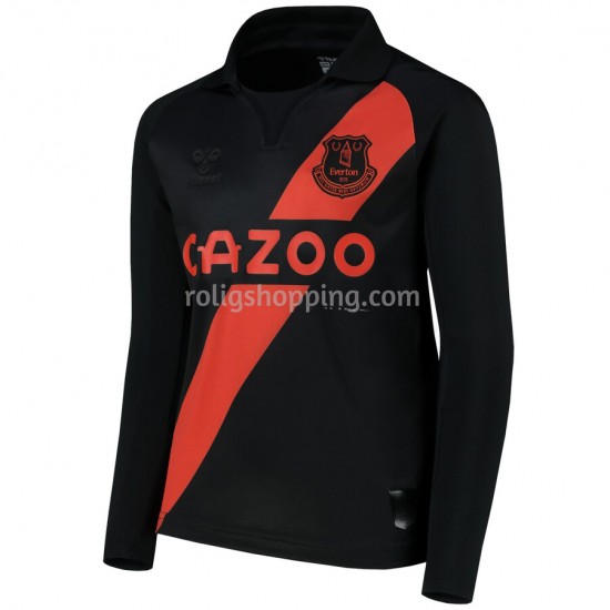 Fotbollströja Everton Bortaställ 2021-2022 Lång ärm
