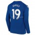 Fotbollströja Everton James Rodriguez 19 Hemmaställ 2021-2022 Lång ärm