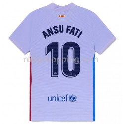 Fotbollströja FC Barcelona Ansu Fati 10 Bortaställ 2021-2022 Kort ärm