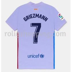 Fotbollströja FC Barcelona Antoine Griezmann 7 Bortaställ 2021-2022 Kort ärm