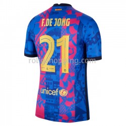 Fotbollströja FC Barcelona Frenkie de Jong 21 Tredjeställ 2021-2022 Kort ärm