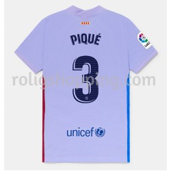Fotbollströja FC Barcelona Gerard Pique 3 Bortaställ 2021-2022 Kort ärm