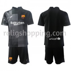 Fotbollströja FC Barcelona Målvakt Barn Bortaställ 2021-2022 Kort ärm