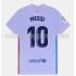 Fotbollströja FC Barcelona Lionel Messi 10 Bortaställ 2021-2022 Kort ärm