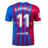 Fotbollströja FC Barcelona Ousmane Dembele 11 Hemmaställ 2021-2022 Kort ärm