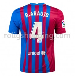 Fotbollströja FC Barcelona Ronald Araujo 4 Hemmaställ 2021-2022 Kort ärm