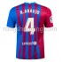 Fotbollströja FC Barcelona Ronald Araujo 4 Hemmaställ 2021-2022 Kort ärm