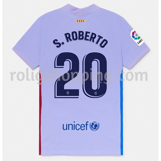 Fotbollströja FC Barcelona Sergi Roberto 20 Bortaställ 2021-2022 Kort ärm