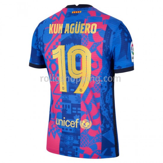 Fotbollströja FC Barcelona Sergio Agüero 19 Tredjeställ 2021-2022 Kort ärm