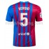 Fotbollströja FC Barcelona Sergio Busquets 5 Hemmaställ 2021-2022 Kort ärm