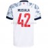 Fotbollströja FC Bayern München Jamal Musiala 42 Tredjeställ 2021-2022 Kort ärm