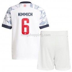 Fotbollströja FC Bayern München Joshua Kimmich 6 Barn Tredjeställ 2021-2022 Kort ärm