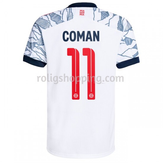 Fotbollströja FC Bayern München Kingsley Coman 11 Tredjeställ 2021-2022 Kort ärm