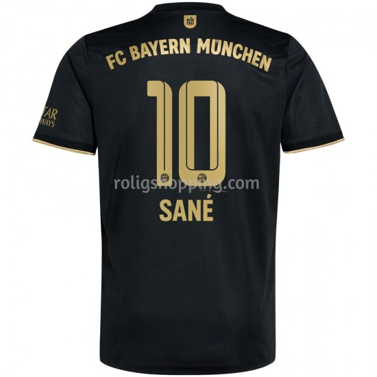 Fotbollströja FC Bayern München Leroy Sane 10 Bortaställ 2021-2022 Kort ärm