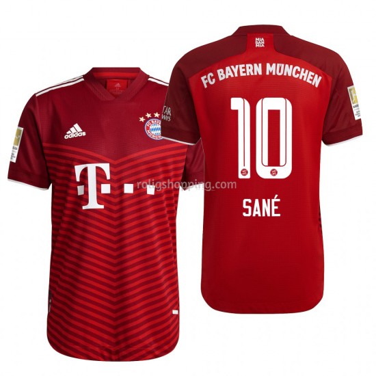 Fotbollströja FC Bayern München Leroy Sane 10 Hemmaställ 2021-2022 Kort ärm