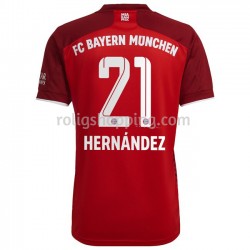 Fotbollströja FC Bayern München Lucas Hernandez 21 Hemmaställ 2021-2022 Kort ärm
