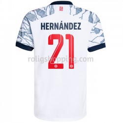 Fotbollströja FC Bayern München Lucas Hernandez 21 Tredjeställ 2021-2022 Kort ärm