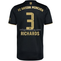 Fotbollströja FC Bayern München Omar Richards 3 Bortaställ 2021-2022 Kort ärm