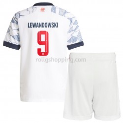 Fotbollströja FC Bayern München Robert Lewandowski 9 Barn Tredjeställ 2021-2022 Kort ärm