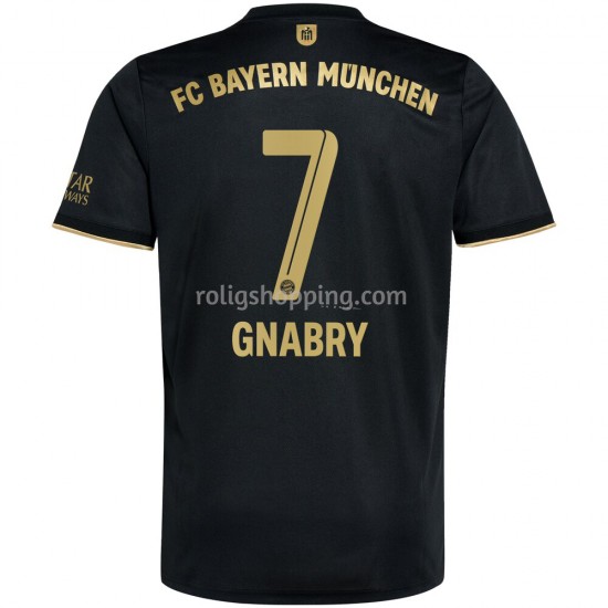 Fotbollströja FC Bayern München Serge Gnabry 7 Bortaställ 2021-2022 Kort ärm