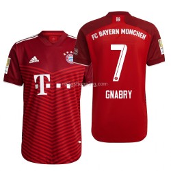 Fotbollströja FC Bayern München Serge Gnabry 7 Hemmaställ 2021-2022 Kort ärm