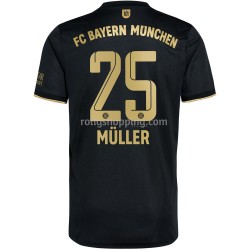 Fotbollströja FC Bayern München Thomas Müller 25 Bortaställ 2021-2022 Kort ärm