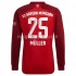 Fotbollströja FC Bayern München Thomas Müller 25 Hemmaställ 2021-2022 Lång ärm