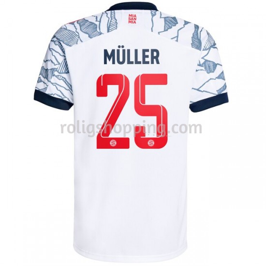 Fotbollströja FC Bayern München Thomas Müller 25 Tredjeställ 2021-2022 Kort ärm