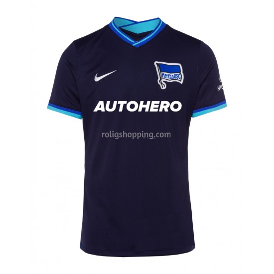 Fotbollströja Hertha Berlin Bortaställ 2021-2022 Kort ärm